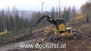 TWinch on Tigercat Skidder 635E [upl. by Bruis862]