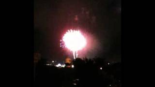 Del Mar CA 2009 4th of July Fireworks Grand Finale Del Mar Fair [upl. by Anaitsirhc]