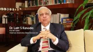 Datamatics 201415 Annual Report Message from our Chairman Dr Lalit S Kanodia [upl. by Aniretak364]