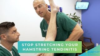 Stop Stretching Your Hamstring Tendonitis Case Study [upl. by Lyudmila339]