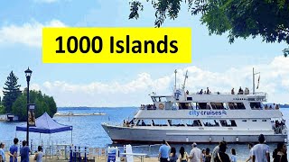 Thousand ISLAND Trip  1000 Islands TOUR  Canada CRUISE Travel  Gananoque [upl. by Niarbo]