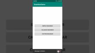 How to Implement Snackbar in Android Studio  SnackbarTutorial  Android Coding [upl. by Oglesby]