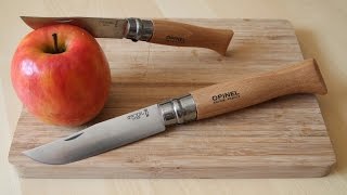 Opinel No 9 amp No 12 Inox Review deutsch [upl. by Ariayek]