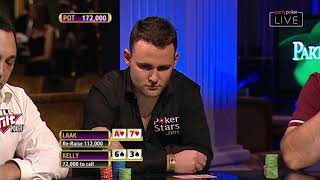 JP Kelly vs Phil “The Unabomber” Laak  Poker Legends  World Open V [upl. by Draillih997]