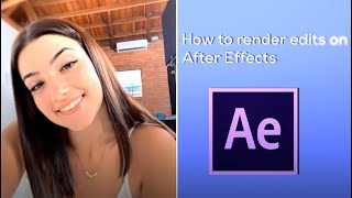 How to render edits on after effects mac [upl. by Loria811]