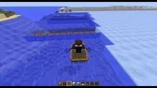 How To Make A Boat that works in Minecraft Pocket Edition Latest version [upl. by Harifaz80]