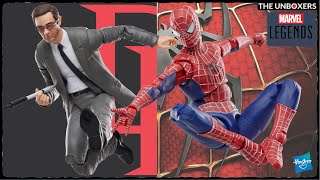 Marvel Legends Spider Man Tobey Maguire amp Matt Murdock No Way Home Action Figures [upl. by Ecirtnahs]