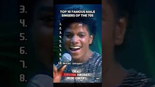 top 10 Famous Male Singers top10 male singer 70s [upl. by Aivle]