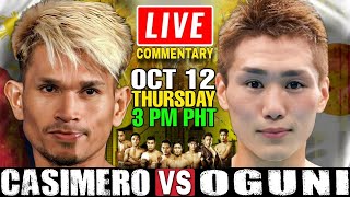 🔴LIVE John Riel Casimero vs Yukinori Oguni Full Fight Commentary Super Bantamweight Bout10 Rounds [upl. by Caylor]