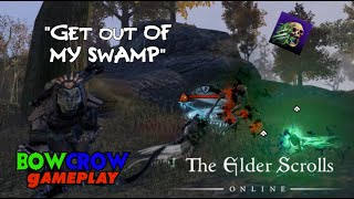 🦎🏹Racist Argonian Strikes Again ESO Necromancer BowCrow Gameplay Lite Edit🦎🏹 [upl. by Enenstein]