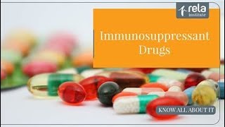 Immunosuppressants pharmacology [upl. by Aniar577]