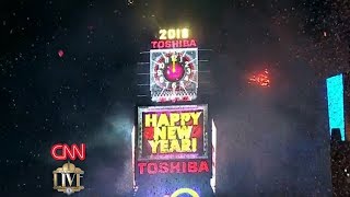 CNNs New Years Eve Live 2018 with Anderson Cooper and Andy Cohen Times Square Ball Drop [upl. by Tenney]