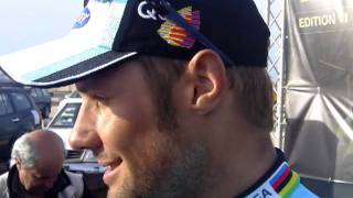 Tom Boonen reacts to stage four win in Qatar 2012 [upl. by Alaster]