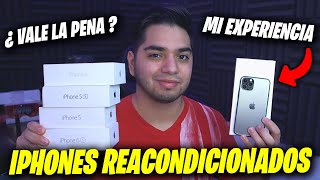 🥇 IPHONES REACONDICIONADOS 📱  MI EXPERIENCIA ¿VALE LA PENA [upl. by Ellertnom]