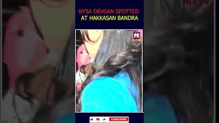 NYSA DEVGAN SPOTTED AT HAKKASAN BANDRA  Hit TV World [upl. by Sirama]