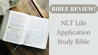 Bible Review NLT Life Application Study Bible Tyndale [upl. by Maurise215]