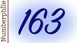 163 and Ramanujan Constant  Numberphile [upl. by Fretwell3]