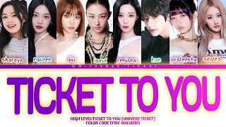 TICKET TO YOU HIGH LEVEL cover universe ticket [upl. by Ahsekan]