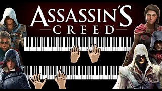 Assassins Creed  The ULTIMATE Piano Medley [upl. by Bron]