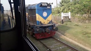 Bhandhan express Locomotive View India vs bangladesh train service [upl. by Ylellan880]