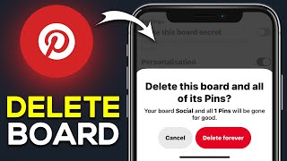 How To Delete Board On Pinterest  Easy Guide [upl. by Ailedroc]