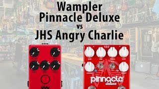 JHS Angry Charlie v3 vs Wampler Pinnacle Deluxe v2 Overdrive Comparison [upl. by Keli]