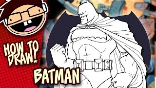 How to Draw Batman from Batman Arkham Knight [upl. by Kipp]