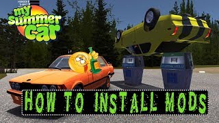 My Summer Car How to install mods  Free Camera  Инсталиране на модове  Нулева камера [upl. by Felicity]