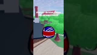 FrancoBritish Union ID countryballs roblox games memes viral biggerbetterstronger cbw [upl. by Erlina721]