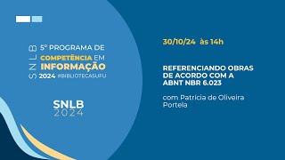 Programa de Competência em Informação PCI 5ª edição  Referências ABNT NBR 6023 [upl. by Hgielak]