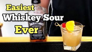 How to make a super easy Whiskey Sour [upl. by Olnton]