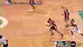 Delonte West Breakaway Dunk 5608 [upl. by Anaitsirk]