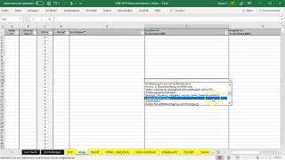 Excel Vorlage EÜR 2019 aktualisieren [upl. by Peti]