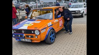 Rallye Bad Emstal 2024 Retro Team LutzDrope VW Golf 1 Der Rundkurs [upl. by Sherl]