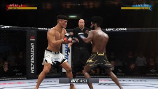 Kneebar Submission In UFC4 [upl. by Eislehc928]