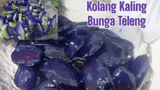 Resep dan Cara Membuat Manisan Kolang Kaling  Kolang Kaling Bunga Teleng [upl. by Juana980]