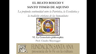 VII Curso El Beato Severino Boecio y Santo Tomás de Aquino [upl. by Publus]