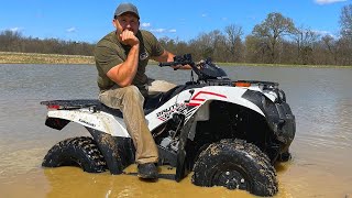 I Broke My Brand New Four Wheeler 🤦‍♂️ [upl. by Saraiya]