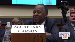 HUD Sec Uncle Ben Carson Gets Grilled On Capitol Hill [upl. by Oakes]