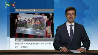 Digitales Projekt „Balingen Card“ startet am 1 Oktober [upl. by Suollecram221]