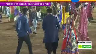 Navratri Day 8 Watch LIVE Garba from Police Parade Ground Himmatnagar  Zee 24 Kalak [upl. by Anala]