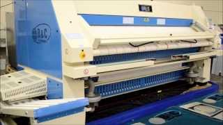 IF Series Compact Combination Feeder Ironer Folder and Stacker [upl. by Brotherson587]