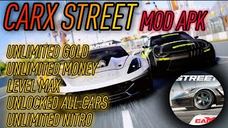 CarX Street Mod Apk 170 Unlimited Money All Cars Unlocked carxstreet [upl. by Culver]