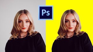 How To Change Background Color in Photoshop Easy Steps [upl. by Ednargel]