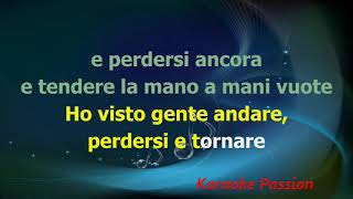 Karaoke  Sempre e per sempre  F De Gregori [upl. by Tunk]