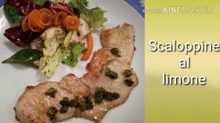 SCALOPPINE AL LIMONE ricetta facile e veloce [upl. by Stanzel]