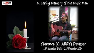 Live Streaming Funeral Service of Clarence CLARRY Devisser [upl. by Atolrac]