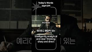 Todays words 오늘의 단어  advanced learners 25 vocabulary imbroglio incisive [upl. by Anama699]