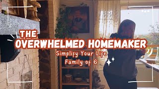 OVERWHELMED HOMEMAKER  Homemaking on a Budget  Slow Living  Declutter and Organize  Low Income [upl. by Sommer]