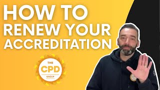 How to Renew your CPD Accreditation plan [upl. by Augy4]